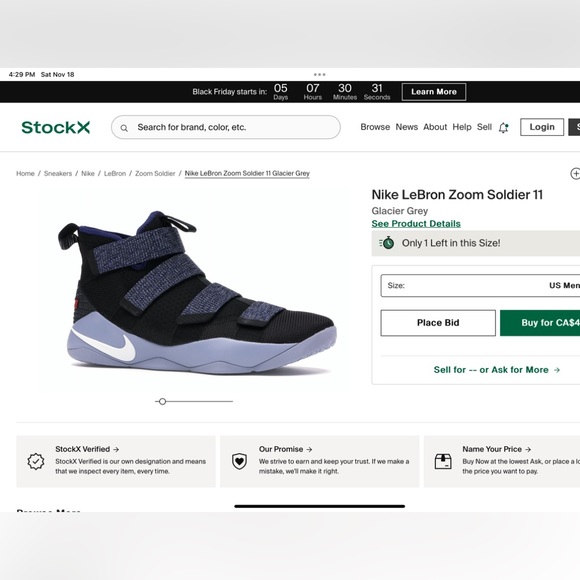 Nike LeBron Zoom Soldier 11 - Picture 2 of 4